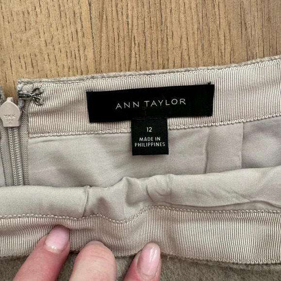 Ann Taylor Wool Mini Skirt - Picture 3 of 3